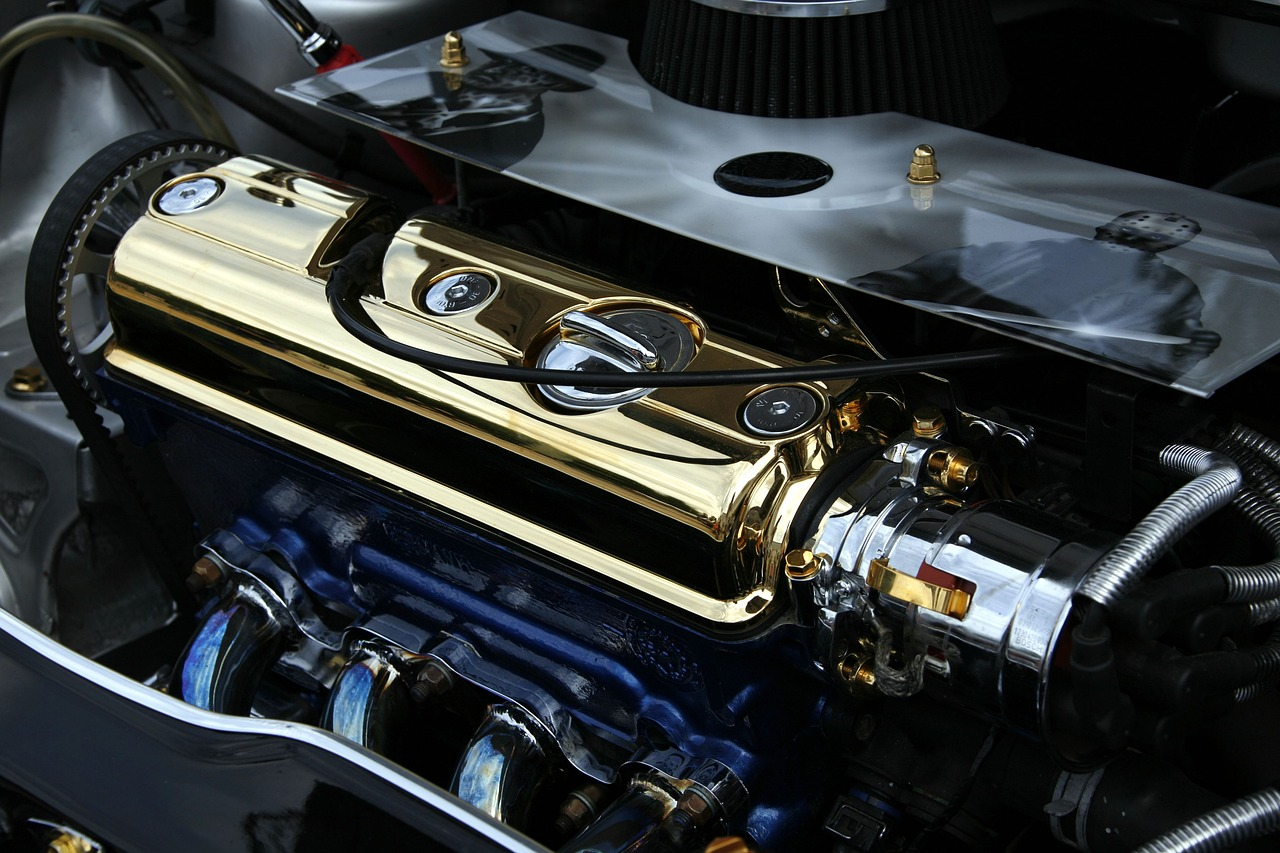 After image of a cleaned up engine