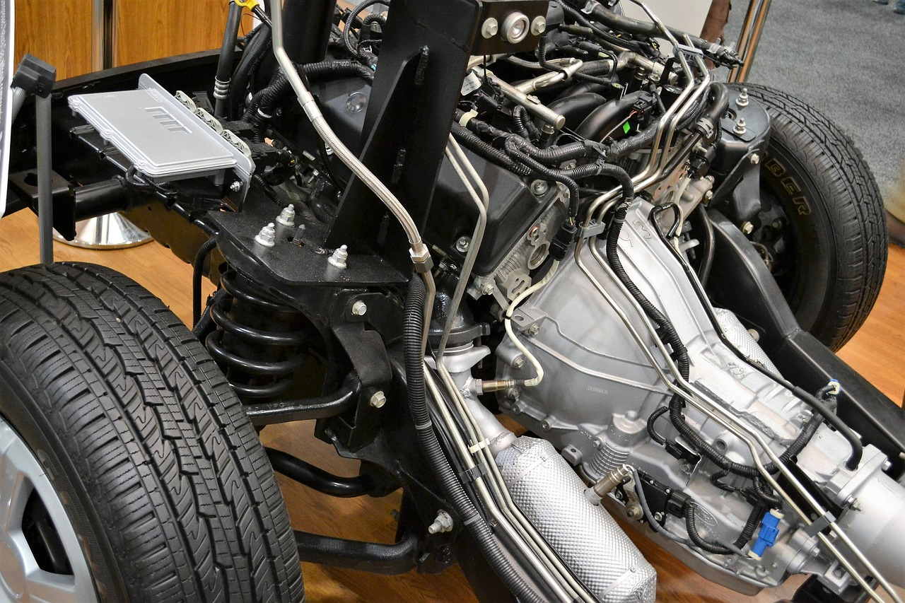 Internal components of a car